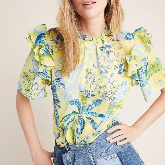 Banjanan Lisbon Garden Blouse - Picture 1 of 9
